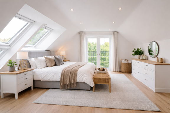 Loft conversion creating additional living space