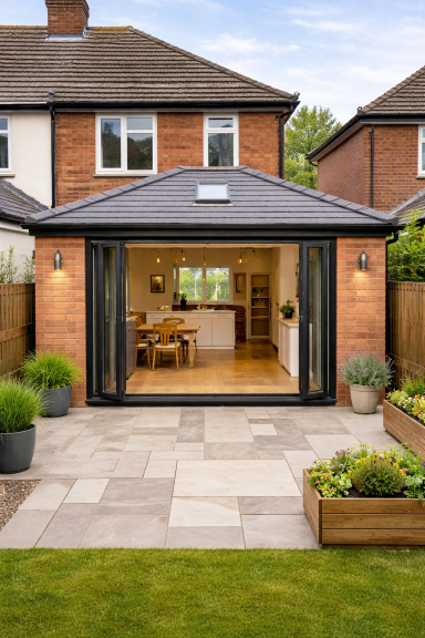 Single-storey rear extension